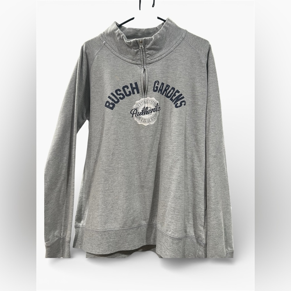 Gray Busch Gardens Pullover Sweatshirt size 2X vintage